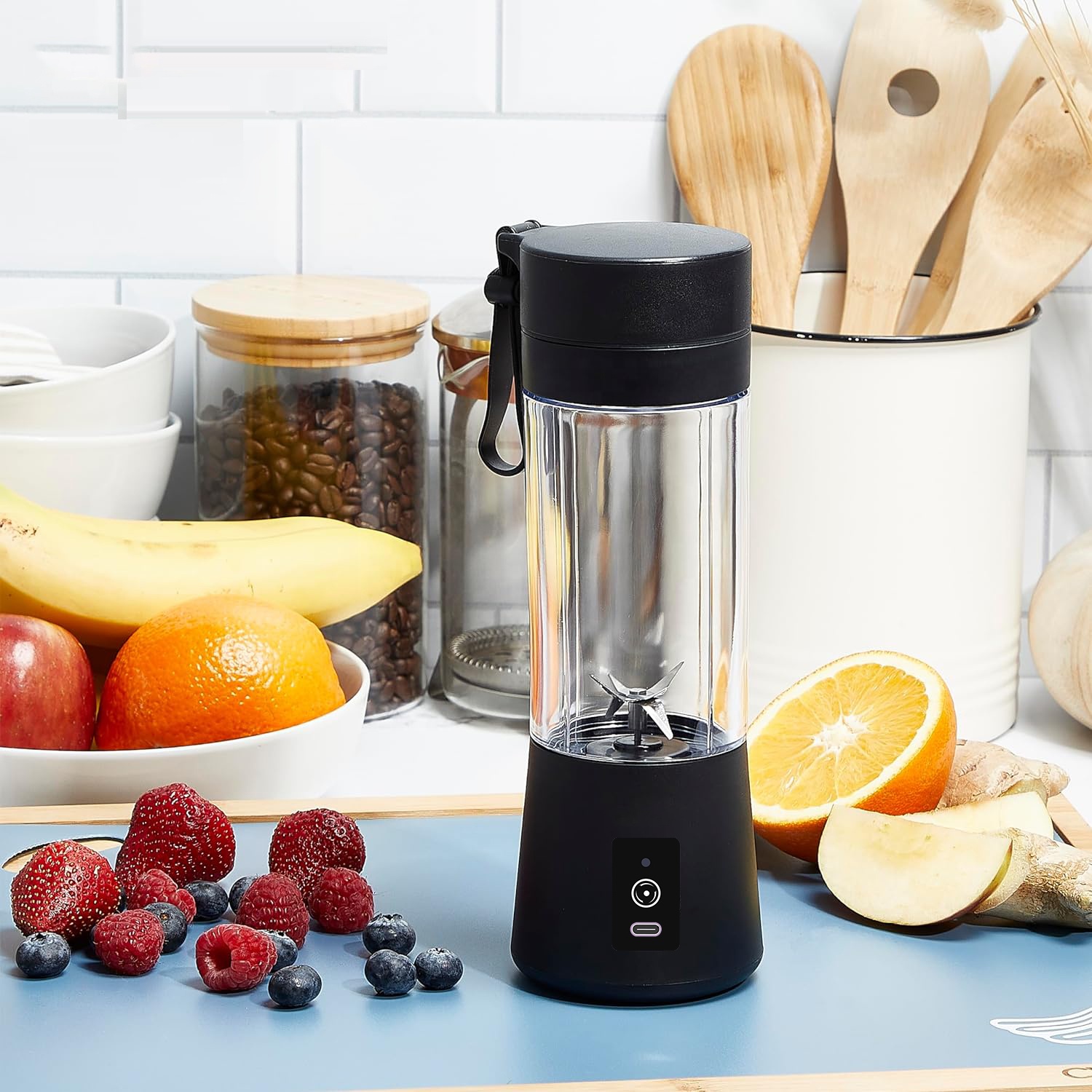 خلاط محمول قابل لإعادة الشحن ب - مراجعة Kitchen Appliances وسعره