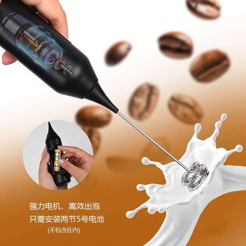جهاز خفق الحليب اليدوي، خلاط ك - مراجعة Electric Milk Frother Handheld وسعره
