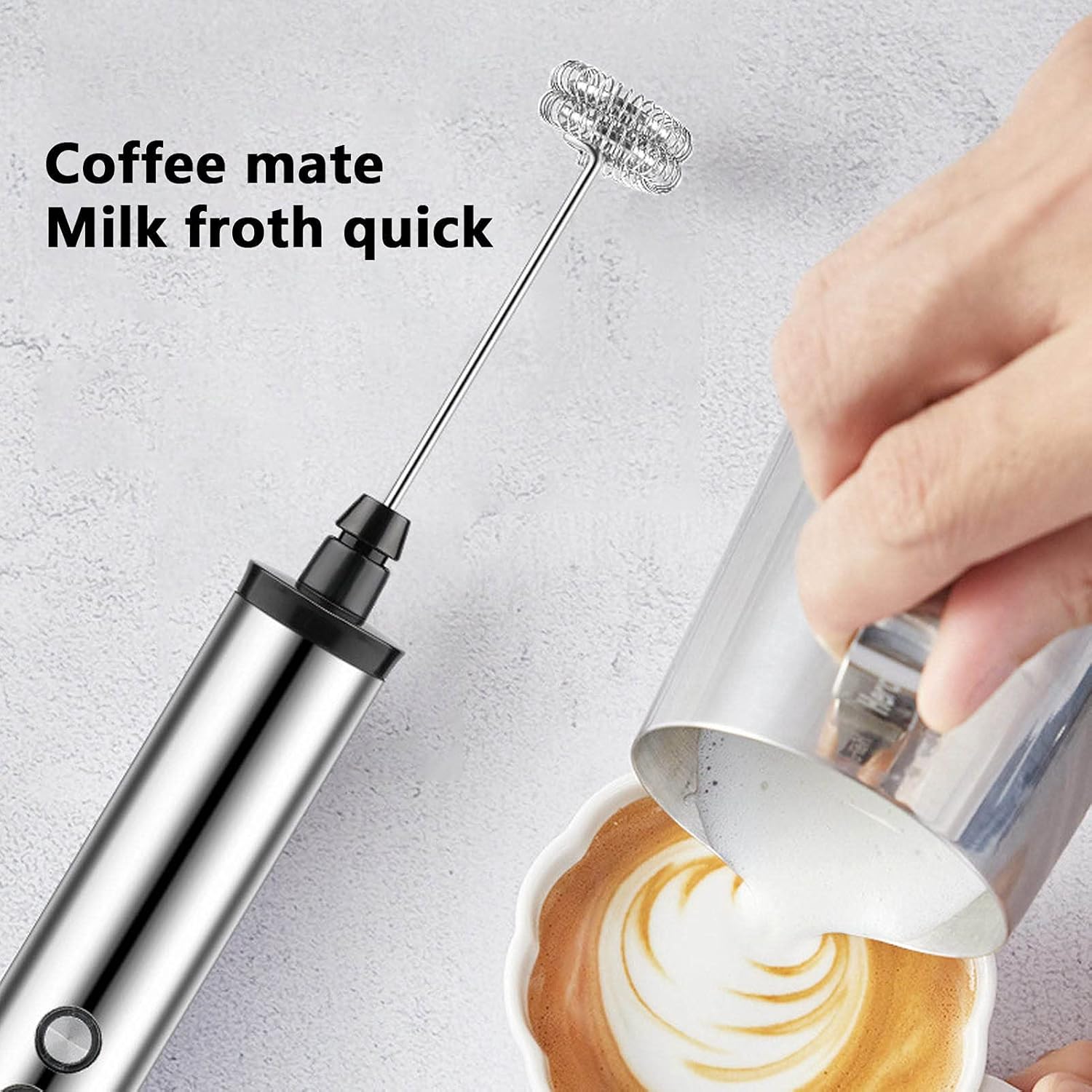خلاط حليب كهربائي محمول 3 في 1 - مراجعة Electric Milk Frother Handheld وسعره