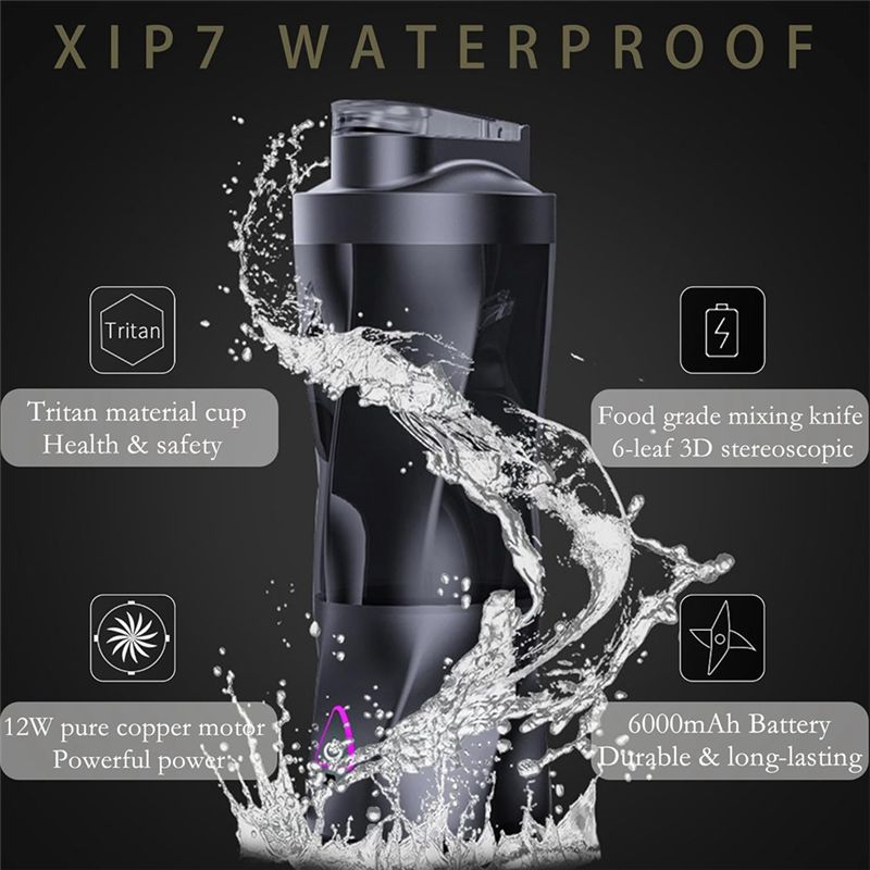 خلاط محمول AT19، سعة 700 مل، ح - مراجعة Portable Blender Usb Rechargeable وسعره