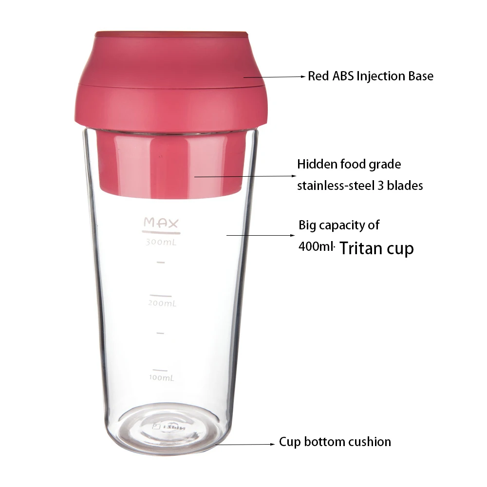 خلاط كهربائي لاسلكي قابل لإعاد - مراجعة Portable Blender Usb Rechargeable وسعره