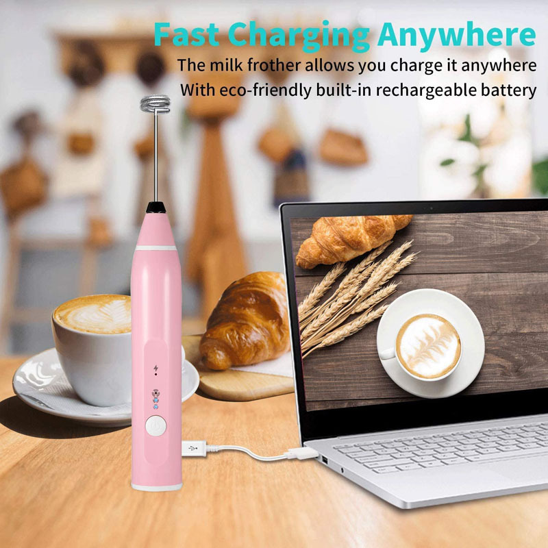 مجموعة واحدة من خلاط الحليب وا - مراجعة Electric Milk Frother Handheld وسعره